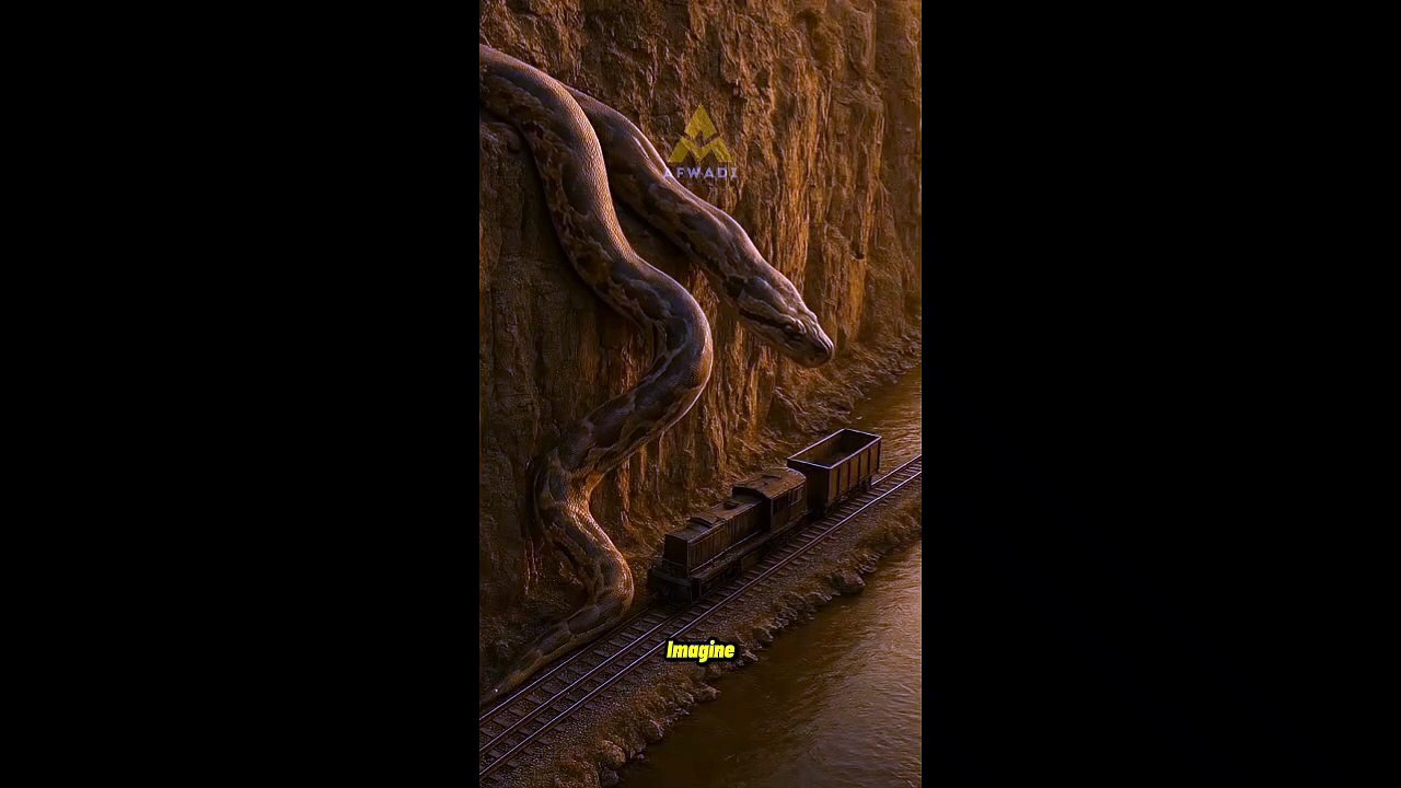 Train vs Giant Python