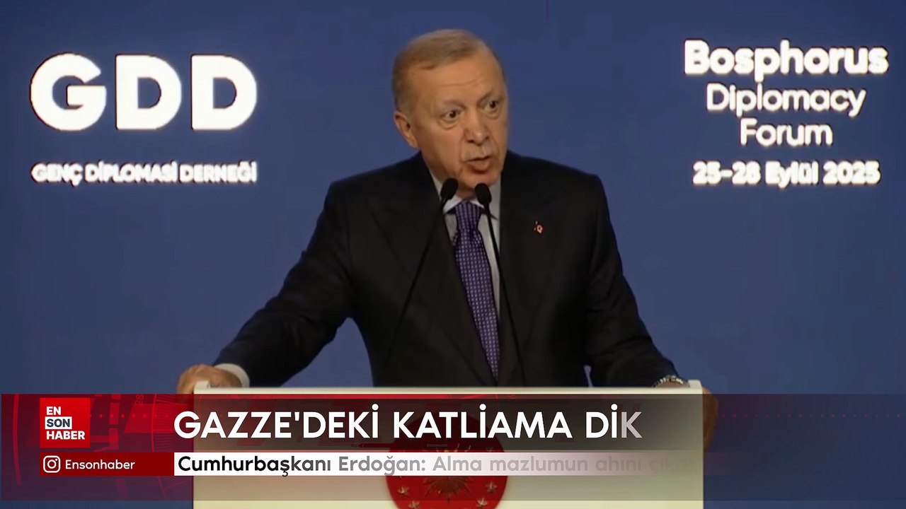 Cumhurbaşkanı Erdoğan: Netanyahu denen katil BM'de boş koltuklara konuştu