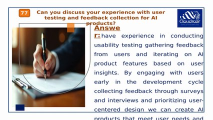 Top 10 Ai Product Manager Interview Questions and Answers For 2025 | Part 8