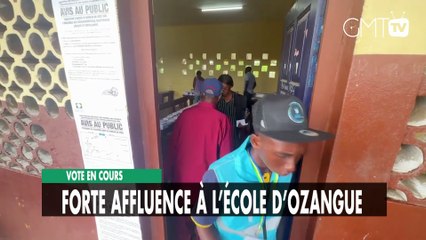 [#Reportage] Vote en cours et forte affluence à l’école publique d’Ozangue