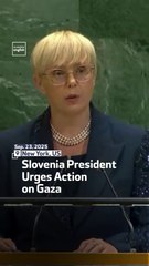Slovenia President Urges Action On Gaza