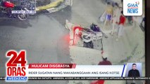 Rider sugatan nang bumangga sa kotse sa Maynila | 24 Oras Weekend