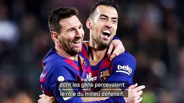 Mascherano : “Il n’y aurait pas eu de Rodri sans Busquets”