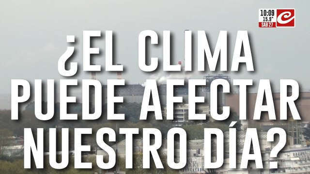 Sábado pasado por agua en la ciudad... ¿este mal tiempo puede afectar nuestras energía?