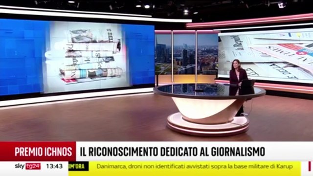 Premio Ichnos, il direttore della Nuova Sardegna Luciano Tancredi in diretta su SkyTg24