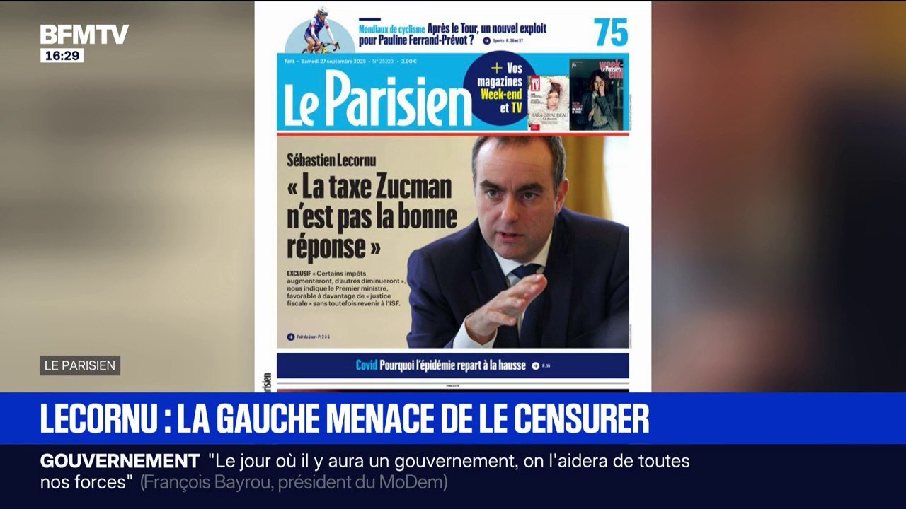 Taxe Zucman, retraites, impôts: les annonces de Sébastien Lecornu ne rassurent pas les oppositions