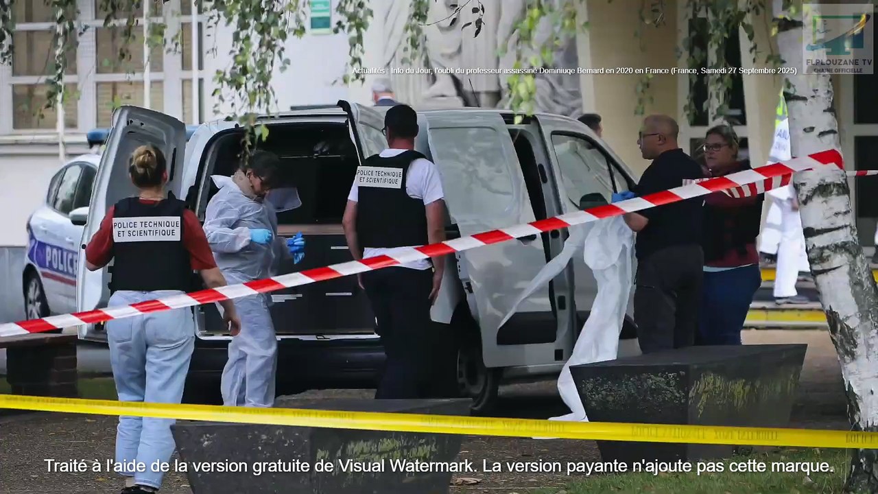 Actualités : Les médias avaient-ils déjà oublié Dominique Bernard (France,Septembre 2025)