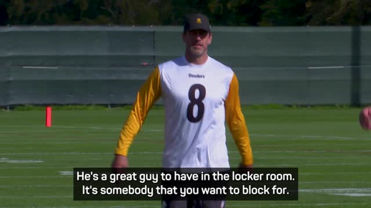 It is an honour to block for him - McCormick lauds Rodgers' impact on Steelers
