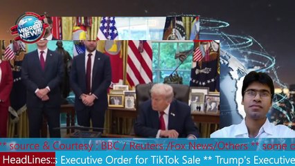 Trump's Executive Order for TikTok Sale MHM NEWS