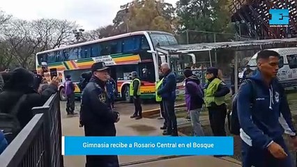 Así llegó el plantel de Gimnasia al Carmelo Zerillo