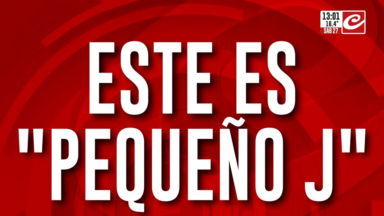 Este es "Pequeño J"... ¿se trata del cerebro detrás del brutal triple crimen?