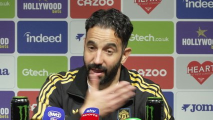 Amorim reacts to a 3-1 defeat at Brentford