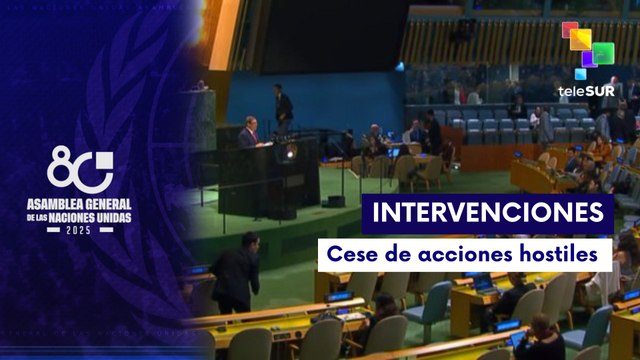 Países exigen ante la ONU el cese de agresiones contra Venezuela y Cuba