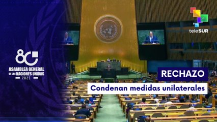 Países repudian acciones coercitivas ante la ONU