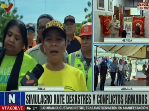 Zulianos se suman al Simulacro Nacional de Protección Civil y Preparación del Pueblo