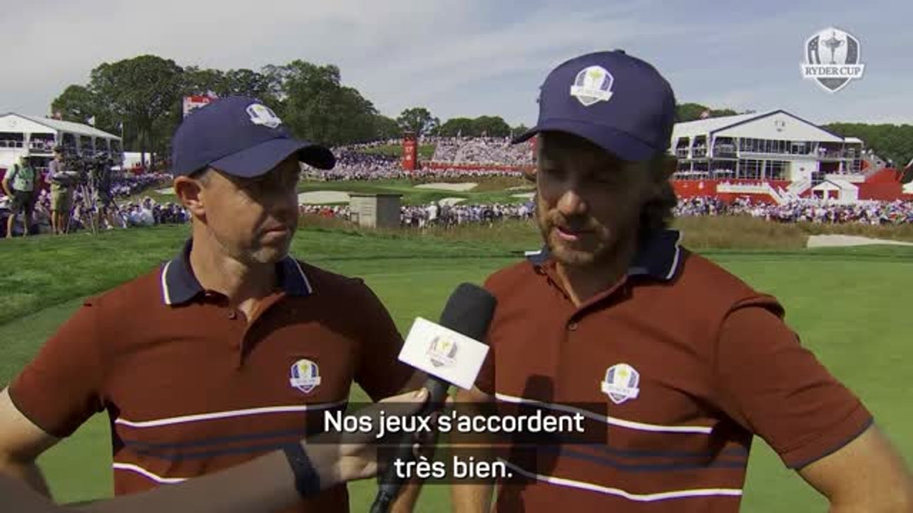 Ryder Cup - Fleetwood : "Je suis juste le mec chanceux qui joue avec Rory McIlroy"