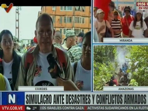 Cojedes | Habitantes del sector Las Tres Torres participan en el Simulacro Nacional de Protección Civil