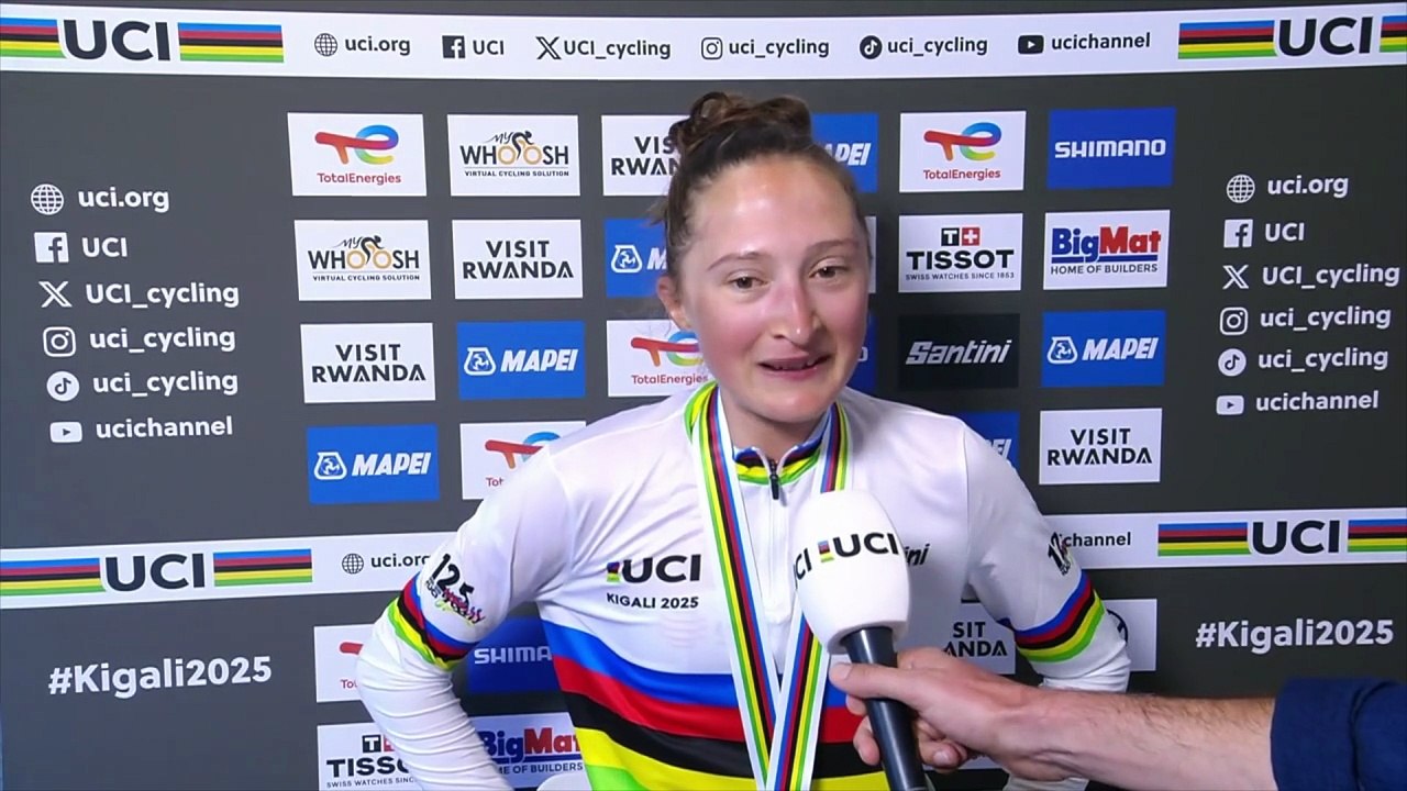 Championnats du Monde UCI Kigali 2025 - Magdeleine Vallieres : "C'est super spécial ce maillot avec les Mondiaux l'an prochain à la maison à Montréal"