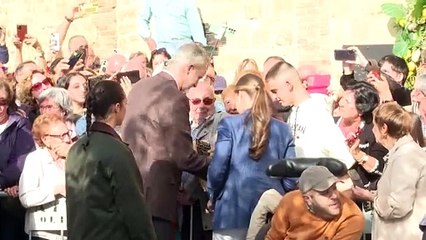 Leonor cierra su primer viaje a Navarra acompañada por los Reyes