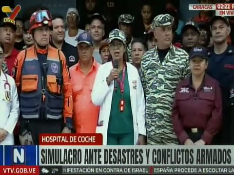 Caracas | Personal del Hospital de Coche participó en el Simulacro Nacional de Protección Civil