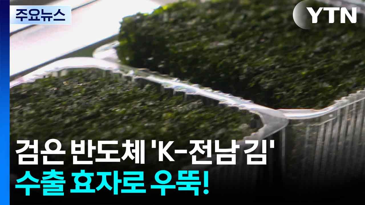 검은 반도체 'K-전남 김'...전남 농수산물 수출 효자 우뚝! / YTN