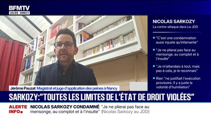 Propos de Nicolas Sarkozy dans le JDD: "C'est la parole d'un homme meurtri", observe Jérôme Pauzat, magistrat