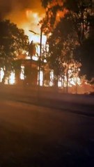 Incendio que destruyó la histórica Villa Doña Emilia en Montecristi