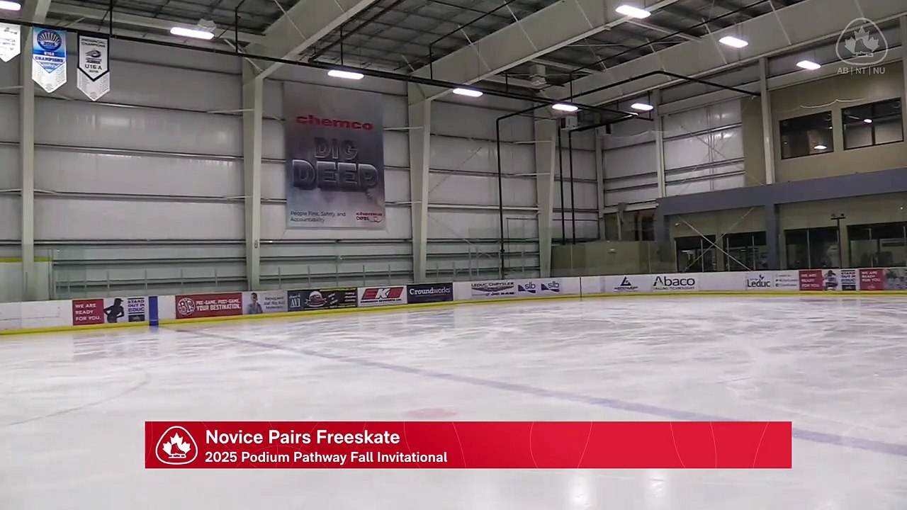 Novice Pair - Free Program - Chemco Rink - 2025 Podium Pathway Fall Invitational