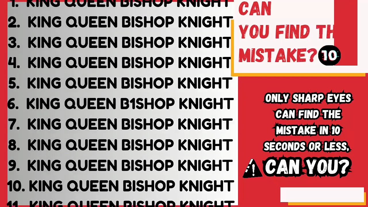 Can you find the mistake? 🤔