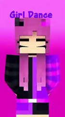 Boy VS Girl Dance Minecraft #minecraft #edit