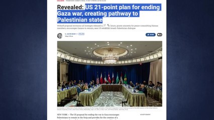 "트럼프 가자 평화 구상에 '주민 거주·국가 수립' 언급" / YTN