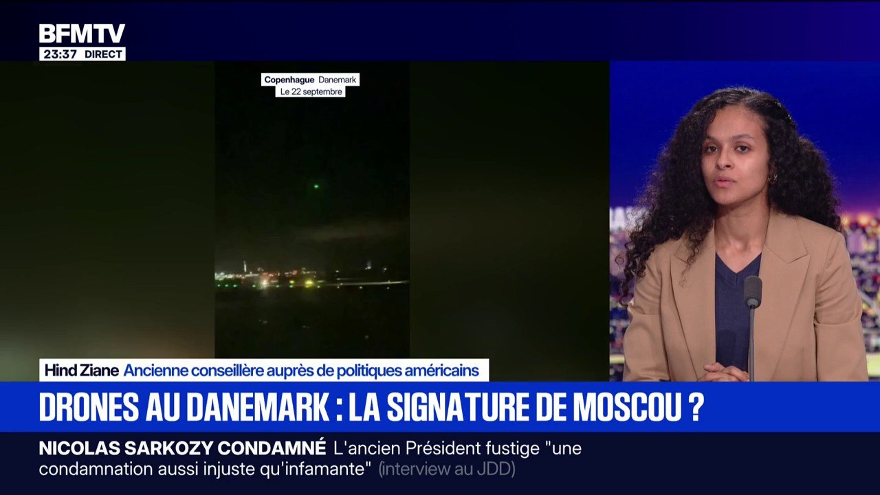 Drones au Danemark: "Ce n'est pas parce qu'il n'y a pas de certitudes, qu'il ne faut pas prendre la menace au sérieux", déclare Hind Ziane, ancienne conseillère auprès de politiques américains