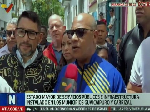 Miranda | Guaicaipuro y Carrizal instalan el Estado Mayor de Servicios Públicos e Infraestructura