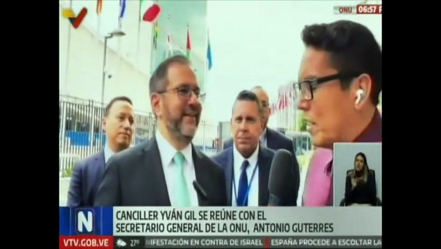 Canciller Yván Gil entregó la verdad de Venezuela al secretario general de la ONU Antonio Guterres