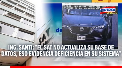 Elvis Sati: "El SAT no está actualizando su base de datos, eso evidencia una deficiencia"