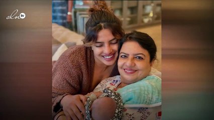 بريانكا شوبرا تحتفل بعيد ميلاد والدتها برفقة ابنتها الصغيرة