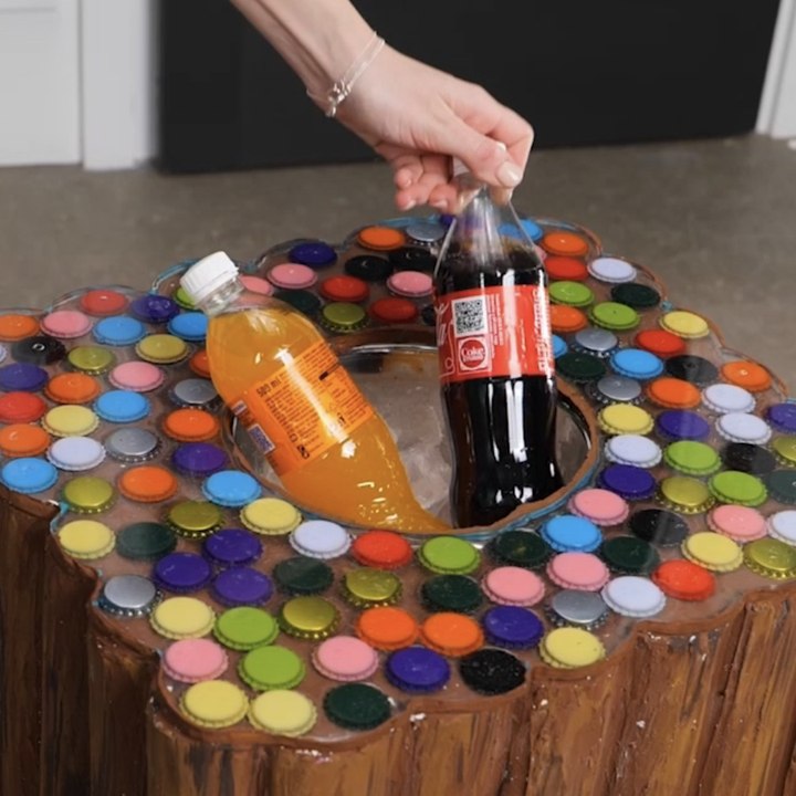 Gardez vos boissons glacées n'importe où ! FAIT MAISON Réfrigérateur portable