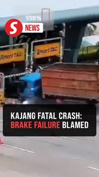 Brake failure cause of fatal lorry crash at Bukit Kajang Toll Plaza, say cops