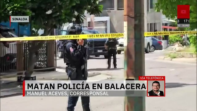 En Sinaloa, muere un policía estatal tras un enfrentamiento con civiles armados
