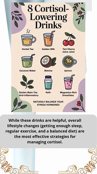 8 Cortisol Lowering Drinks That Lower Stress and Boost Energy