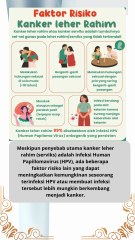 Apa saja Faktor Risiko Kanker Leher Rahim #kesehatan#quotes