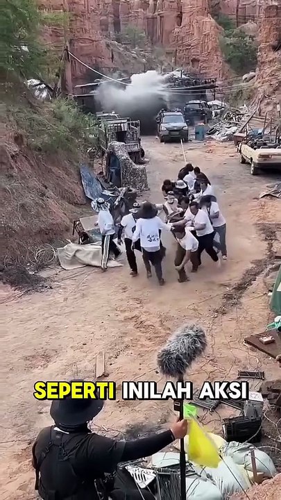 Dibalik Layar Pembuatan Film Perang Tentara #shortvideo #viral #unik #dibaliklayar #film