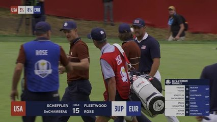 Rose clashes with DeChambeau and caddie