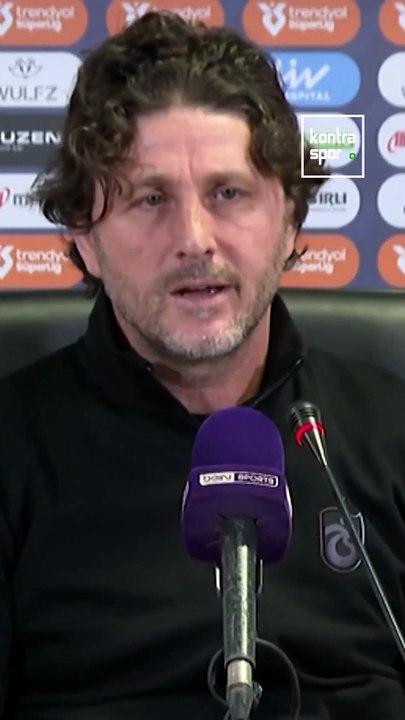Trabzonspor Teknik Direktörü Fatih Tekke: "Genç oyuncuların, hata yapmadan öğrenme şansları yok"