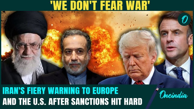 Breaking: Iran Threatens Full-Scale War If Europe’s Sanctions Bleed Its Economy |‘We Don’t Fear War’