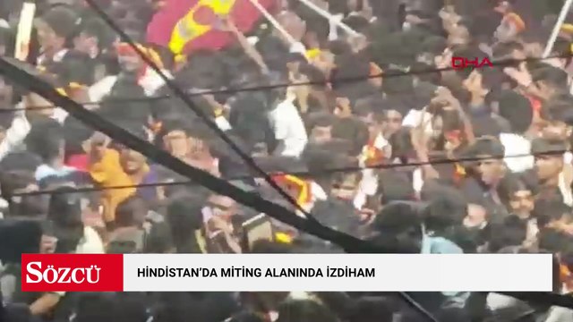 Hindistan'da miting alanında izdiham: 38 ölü, 58 yaralı