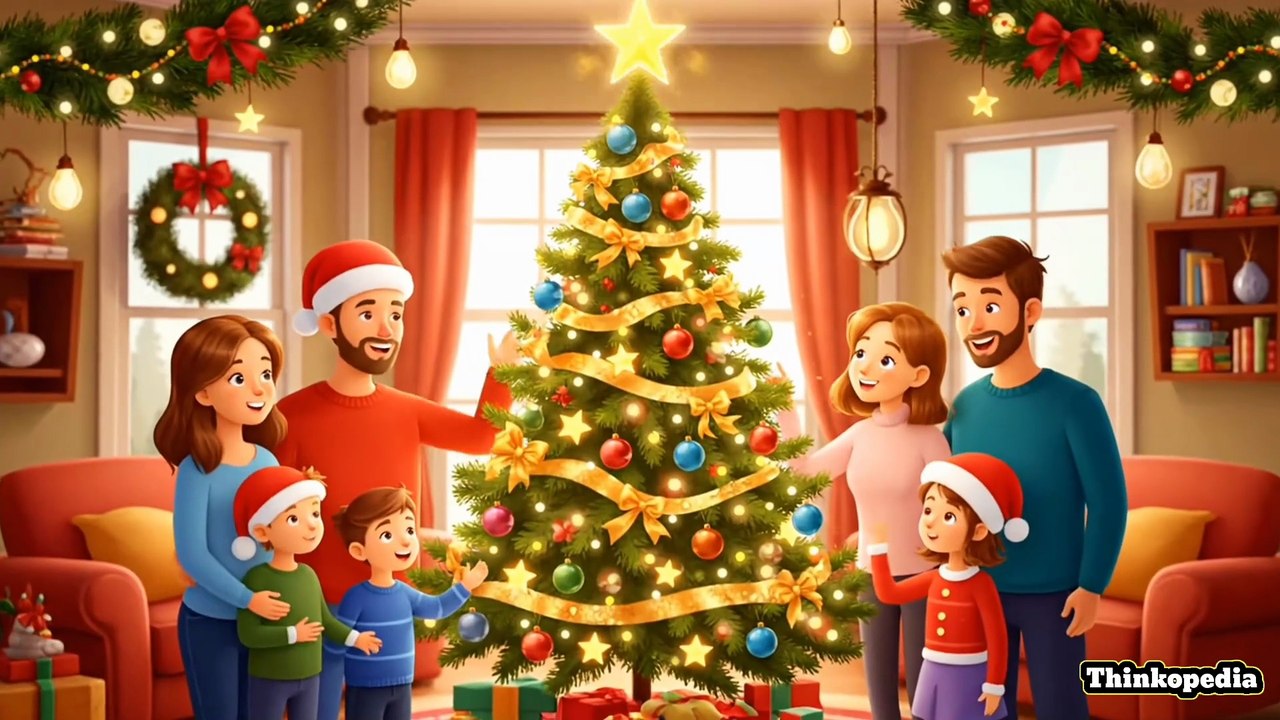 🌟 Christmas Cartoon Poem | The Joy of Christmas 🎅✨ | Kids Animated Poetry