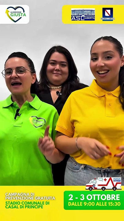Casal di Principe (CE) - Lia Caterino: Casal di Principe, la prevenzione torna da noi! (27.09.25)