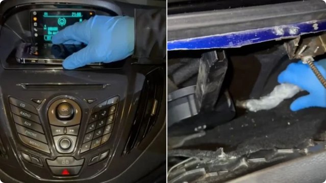 Beşiktaş’ta kilit tuşu ve mıknatısla açılan gizli bölmeden kokainle kalaşnikof şarjörü çıktı