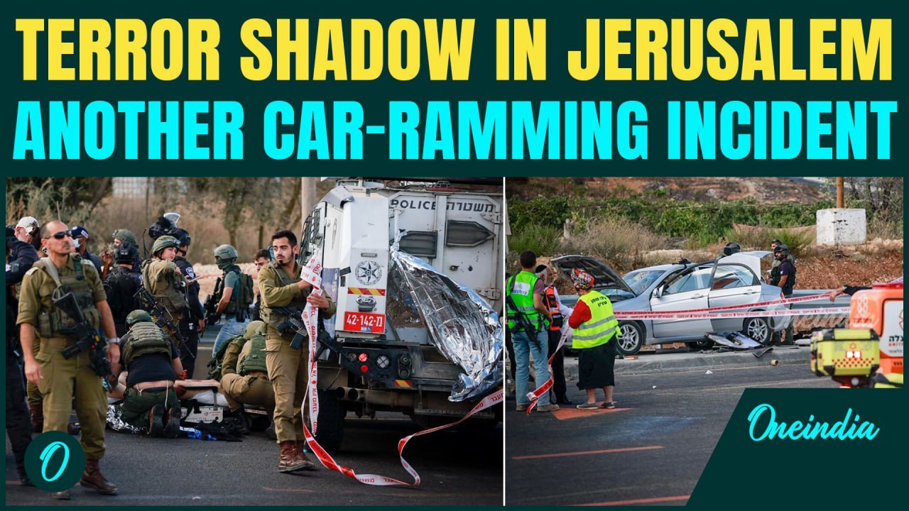 Terror attack in Israel? 2 injured in a Car-Ramming incident & attempted stabbing in Jerusalem